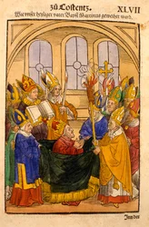 Martin V is Installed as Pope at the Council of Constance, from 